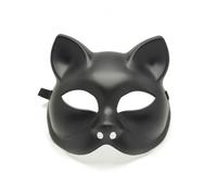 Baoblaze Maschera Gatto Mezza Maschera Costume Travestimento Accessorio Caratterizzazione Plastica con Fori Naso E Vestibilità Comoda Adatta per Spettacoli