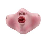 Baoblaze Maschera Halloween Maiale Mezzo Viso Copertura Viso Accessorio Travestimento Mascherina Divertente in Lattice con Esagerata Adatta per Feste
