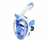 Baoblaze Maschera Snorkeling Bambini Goggles Snorkel Visiera Subacquea Occhialini Tuba Silicone con Tubo Staccabile E a Secco Adatta per Piscina Mare Vacanze, Dark Blue