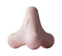 Baoblaze Massaggiat Quadrilob Protuberanze Rilassante Massaggiat Manuale con perficie Texturizzata Antiscivolo Strumento di Automassaggio, Sacchetto