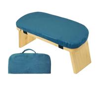 Baoblaze Meditation Seat da Meditazione Banco Ginocchiera Sgabello Posturale Seduta a Terra in Bambù con Cuscino Ergonomico Comoda per Respiro Preghiera, color to 6, 26 Con Borsa