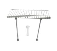 Baoblaze Mensola a Parete in Filo Metallico per Soluzioni di Stoccaggio per La Casa E Il, con Parentesi