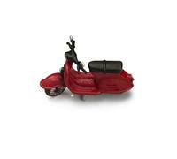 Baoblaze Miniatura rétro in Resina con Dettagli Originali Che Riproduce La del Passato per Progetti di Paesaggi in Miniatura in Adatto Regalo per Collezionisti di Modellini, Rosso