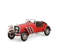 Baoblaze Modellino di Auto D'epoca Retrò, Rosso | Decorativo, Auto D'epoca con ruote con raggi, per Soggiorno