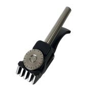 Baoblaze Morsetto per Racchetta da Tennis Morsetto Base Pinza Corde Testa a 5 Denti Compatibile con Tavola Girevole Perno 12 Mm Telaio in Acciaio E Alluminio Adatto per Banco Incordatura Negozio