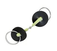 Baoblaze Morso per con Guardie Roventi Bocchino Articolato E Anelli Laterali in Acciaio Inox per Comunicazione Chiara Durante Le Passeggiate Equestri