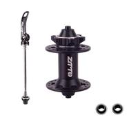 Baoblaze Mozzo Bici Mozzo Bicicletta Mozzo Anteriore Mozzo Ruota con Cuscinetti Riduce Attrito Corpo in Lega di Alluminio per Spaziatura 100 Cm Compatibile con, Nero, 36 Fori