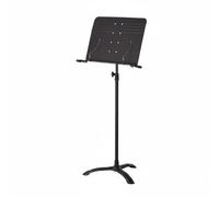 Baoblaze Musicale Pieghevole Regolabile Portatile con Treppiede a Peso in Finiture in Gomma per Esercizi Giornalieri Sessioni di Prova Aule di Lezione, Nero