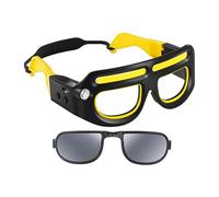 Baoblaze Occhiali da Lavoro, fari, compatti, Resistenti ai Graffi, con Luce Frontale, per Pesca Notturna, Campeggio, Riparazione Auto, Lavoro