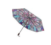 Baoblaze Ombrello antipioggia trasparente multicolore Ombrello pieghevole portatile alla moda, decorazione per viaggi d'affari, bambini adulti