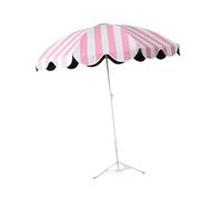 Baoblaze Ombrellone da Giardino a Righe, Antivento, Resistente E Robusto, Ideale per Proteggere dal Giardino, per Picnic, attività All'aperto, in G, con Base Pieghevole