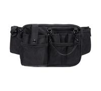 Baoblaze organizer regolabile per infermieri, veterinari e infermieri, ideale come borsa da cintura per professionisti, Nero