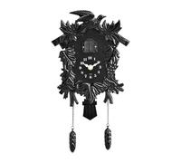 Baoblaze Orologio da parete con di facile lettura, senza ticchettio. Ornamento decorativo per cucina, casa, studio, bar, caffè o stile, Nero