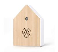 Baoblaze Outdoor Bird House Casetta Musicale Domestica Diffusore Cinguettii Cassa Suoni Natura Dispositivo Acustico Sensore Circolare di Movimento E Pannello