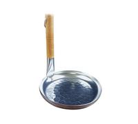 Baoblaze Pa Antiaderente in Alluminio da 16 Cm Resistente con Manico in Legno Verticale Ergonomica per Ripostiglio Efficiente, Senza Coperchio