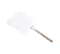 Baoblaze Pala per Pizza E Spatola per Infornare Tagliere Utensile Da Forno Realizzata in Alluminio con Manico in Legno Smontabile Adatta per Cottura di Pane E