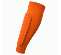Baoblaze Parastinchi da Calcio, Manicotti per Le Gambe da Football, Calzini Protettivi, Manicotto di Compressione per Polpacci E Gambe per Sport di Softball, P, Arancione l