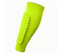 Baoblaze Parastinchi da Calcio, Manicotti per Le Gambe da Football, Calzini Protettivi, Manicotto di Compressione per Polpacci E Gambe per Sport di Softball, P, Giallo Fluo XL