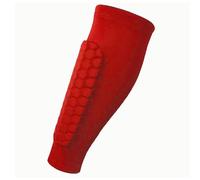 Baoblaze Parastinchi da Calcio, Manicotti per Le Gambe da Football, Calzini Protettivi, Manicotto di Compressione per Polpacci E Gambe per Sport di Softball, P, Rosso M