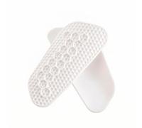 Baoblaze Parastinchi in Silicone Parastinco Calcio Protezione Tibia Inserto Elastico Superficie a Nido D Ape per Ripartire Pressione Peso Contenuto Stabilità, Array, Bianco