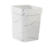 Baoblaze Pattumiera Aperta Pattumiera Multiuso Cestino per rifiuti Cestino per rifiuti Cestino per rifiuti a Doppio Strato per Bagno Camera per Gli Ospiti, Bianco, M