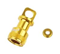 Baoblaze Pedale Supporto Rilascio Rapido Adattatore Fissaggio Telaio Bicicletta Accessorio Alluminio Leggero Montaggio Facile Adatto a Manutenzione Riparazione, Oro