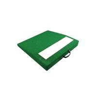 Baoblaze Pedana di Lancio Portatile con Superficie in Sintetica E Base in Legno Multistrato per Migliorare La Meccanica di Lancio Adatto per Atleti E Palestra, Verde