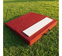 Baoblaze Pedana di Lancio Portatile con Superficie in Sintetica E Base in Legno Multistrato per Migliorare La Meccanica di Lancio Adatto per Atleti E Palestra, color to 2