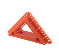 Baoblaze per Rivelatori di Battiscopa con Triangolare Aperto E Bordi Rinforzati per Spazi tra Battiscopa E Fianca Senza Errori di Adatto per Lavori, Arancione
