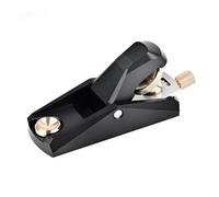 Baoblaze Pialla a Basso Angolo Mini Pialla Manuale Pialla a Blocchetto Pialla da Banco Strumento per Legno Corpo Compatto con, 105 39 52mm, Pialla In Alluminio A Basso Angolo Nera