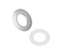 Baoblaze Piastra di Conversione per Pulsante WC Da 4x38mm a 48mm E 58mm, Kit di Conversione per Pulsante WC, Anelli di Guarnizione per Serbatoio WC, Guarnizion, 3 pezzi