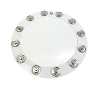 Baoblaze Piatti per tamburello hat montabili con 12 sonagli, set di piatti, anello per strumento musicale