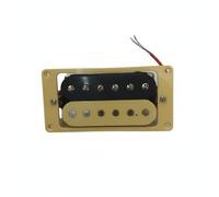 Baoblaze Pickup Elettrico Humbucker Set per Chitarra Elettrica Microfono Doppia Bobina Manico Ponte Suono Pulito Potente Articolato Sostituzione Standard, 52MM, Ponte