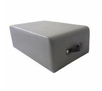 Baoblaze Pilates Support Bench Scatola Reformer Box Attrezzo Fitness Accessorio Esercizi Box Pilates Seduta Ginocchio Stabilità Cuscino Antiscivolo in Legno E , Grigio Scuro