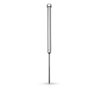Baoblaze Pinza da Saldatore con Punta Lunga 62 Manico Leggero in Alluminio per Posizionamento E Allineamento di Piccole Parti Durante Lavori di Assemblaggio, Argento