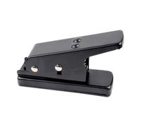 Baoblaze Plettro per chitarra, punzone per plettro, taglio per principianti, regalo, accessori, strisce di plettri, foglio di ricambio, plettri fai da te, Nero