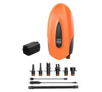 Baoblaze Pompa Portatile Pompa Elettrica Compressore Gonfiatore Aspiratore Digitale Ricaricabile Funzione a Due Stadi Display Fino a 20 Set Ugelli Adatta per, Style to 1
