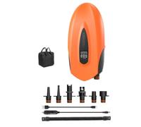 Baoblaze Pompa Portatile Pompa Elettrica Compressore Gonfiatore Aspiratore Digitale Ricaricabile Funzione a Due Stadi Display Fino a 20 Set Ugelli Adatta per, Style to 2