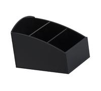Baoblaze Porta Bustine di Zucchero, Porta Bustine di Condimenti, Contenitori per Sale Zucchero caffè in Acrilico, Contenitore per Bar, Tavolo, Cucina, Ufficio, 12 x 8 x 9 Cm, Nero
