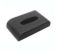 Baoblaze Porta Fazzoletti Visiera Auto da Cruscotto Montaggio Rapido Distributore Salviette Universale con Chiusura Veloce Rifiniture Eleganti Adatto a, Nero+Beige, Tipo A Sospensione