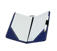 Baoblaze Porta segnapunti da Golf in Pelle PU, Pratico, Portatile, con Protezione per Il registro dei Metri, per segnapunti da Golf, Blu