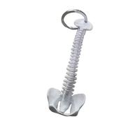 Baoblaze Portachiavi con Ciondolo a Forma di Scheletro Della Colonna Vertebrale Umana in PVC, Carino, Leggero, Elegante, Accessorio Da 15 Cm, Chiave per Biolog, Bianco