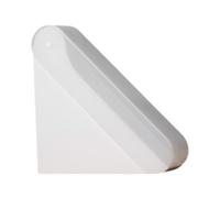 Baoblaze Portafiltro per carta da caffè con coperchio antipolvere, dispenser per contenitore portafiltro da banco, scatola portaoggetti per accessorio da bar, Bianco