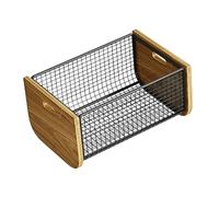 Baoblaze Portaoggetti in Filo Metallico, Grande Capacità, Organizer per, Fruttiera per L'organizzazione Della Del Soggiorno, M