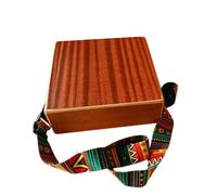 Baoblaze Portatile Tamburo Scatola Percussione Legno Rettangolare Due Sonore Cinghia a Spalla Larga per Suonare in Piedi O in Movimento Adatto a Principianti Studenti Raduni 29x29x10cm