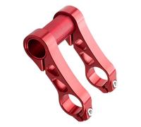 Baoblaze Prolunghe per Manubrio Bici, Rialzo Attacco Bici, prolunga Manubrio, per la Maggior Parte delle Biciclette, Rosso