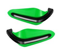 Baoblaze Protezione Mani con Indicatori di Direzione a LED Paracolpi Regolabile per Manubrio Adatto per Fuori Avventure E Personalizzazioni, Verde