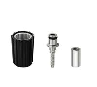 Baoblaze Raccordo Tubo Idropulitrice Connettore Compressione Adattatore Filetto Interno Giunto Tenuta Innesto Tubo in Ferro Zincato con Anelli di Gomma E, M22 Nucleo 14mm