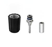 Baoblaze Raccordo Tubo Idropulitrice Connettore Compressione Adattatore Filetto Interno Giunto Tenuta Innesto Tubo in Ferro Zincato con Anelli di Gomma E, M22 Nucleo 14/15mm