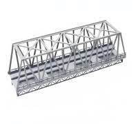 Baoblaze Railway Bridge Assembly Kit Ponte Ferroviario Miniatura Struttura Elevata Ferrovia Plastica Cartone Dettaglio Lattice Adatto a Decorazione Ferroviaria Mostra Ambientazione Domestica 1 160